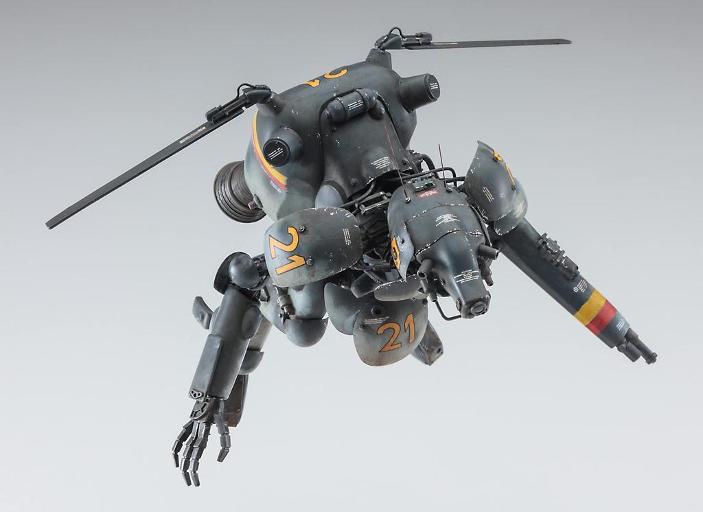 Hasegawa Машинен Кригер Космический Гуманоидный Беспилотный Перехватчик Масштабная Пластиковая Модель 64123 "Grosserhund Schwarzhund" 1/20