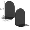 Metal Book Ends for Shelves Bookends for Heavy Books Non-Skid Decorative Book Stopper to Hold Books/Desktop Organizer