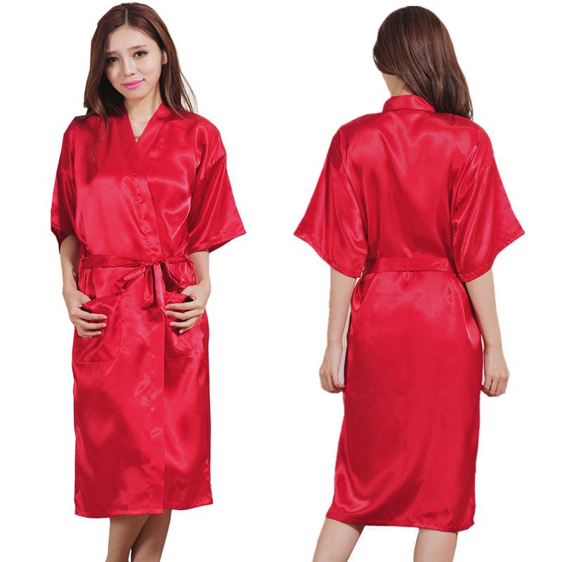 Шелковый халат в принтом фламинго