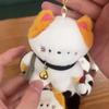 Scarf Cat Plush Keyring Bell Plush Cat Doll Keychain Fashion Plush Cat Bag Pendant  Christmas Gift