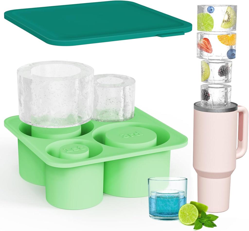 Силиконовые формы для льда на 20 30 40 унций для Stanley Summer Ice Mold Cube Tray Ice Drink Cup Производитель круглых силиконовых форм для льда