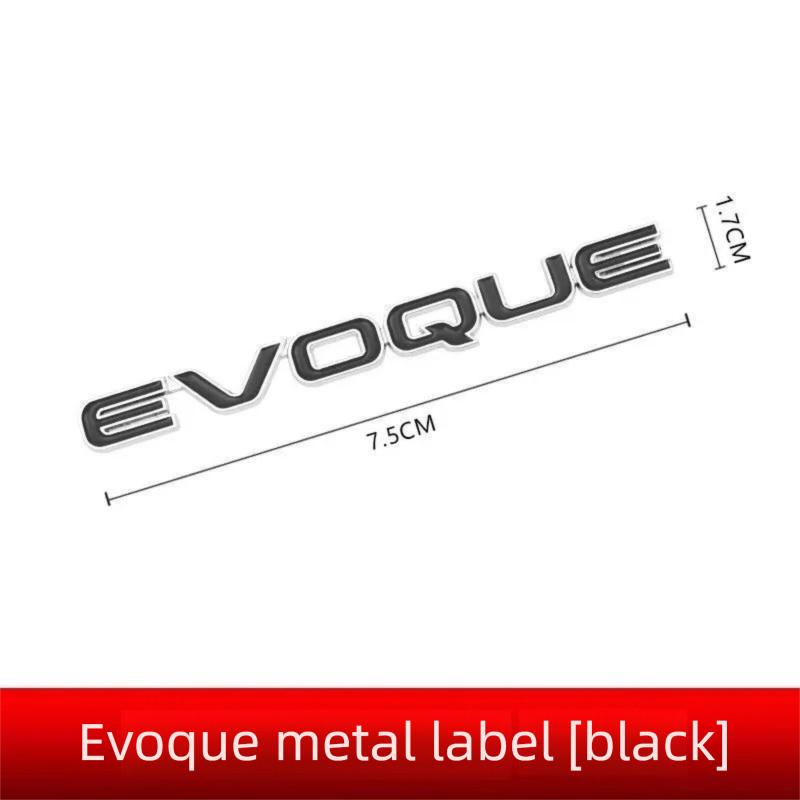 Modified Car Emblem Badge Sticker for Land Rover Range Rover Evoque Autobiography Rear Trunk XS3