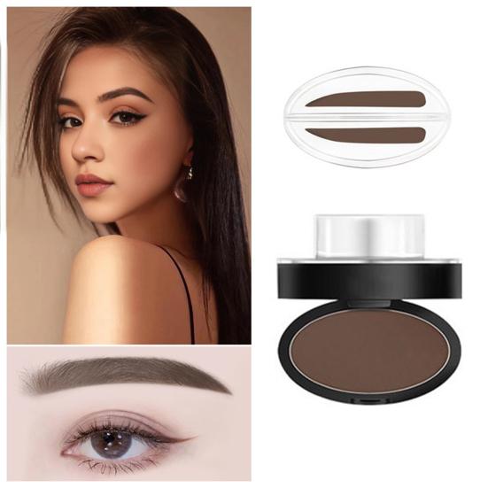 1/2 шт 6 г пудра для бровей водостойкая натуральная стойкая не размазывается ленивая женская форма бровей для девочек