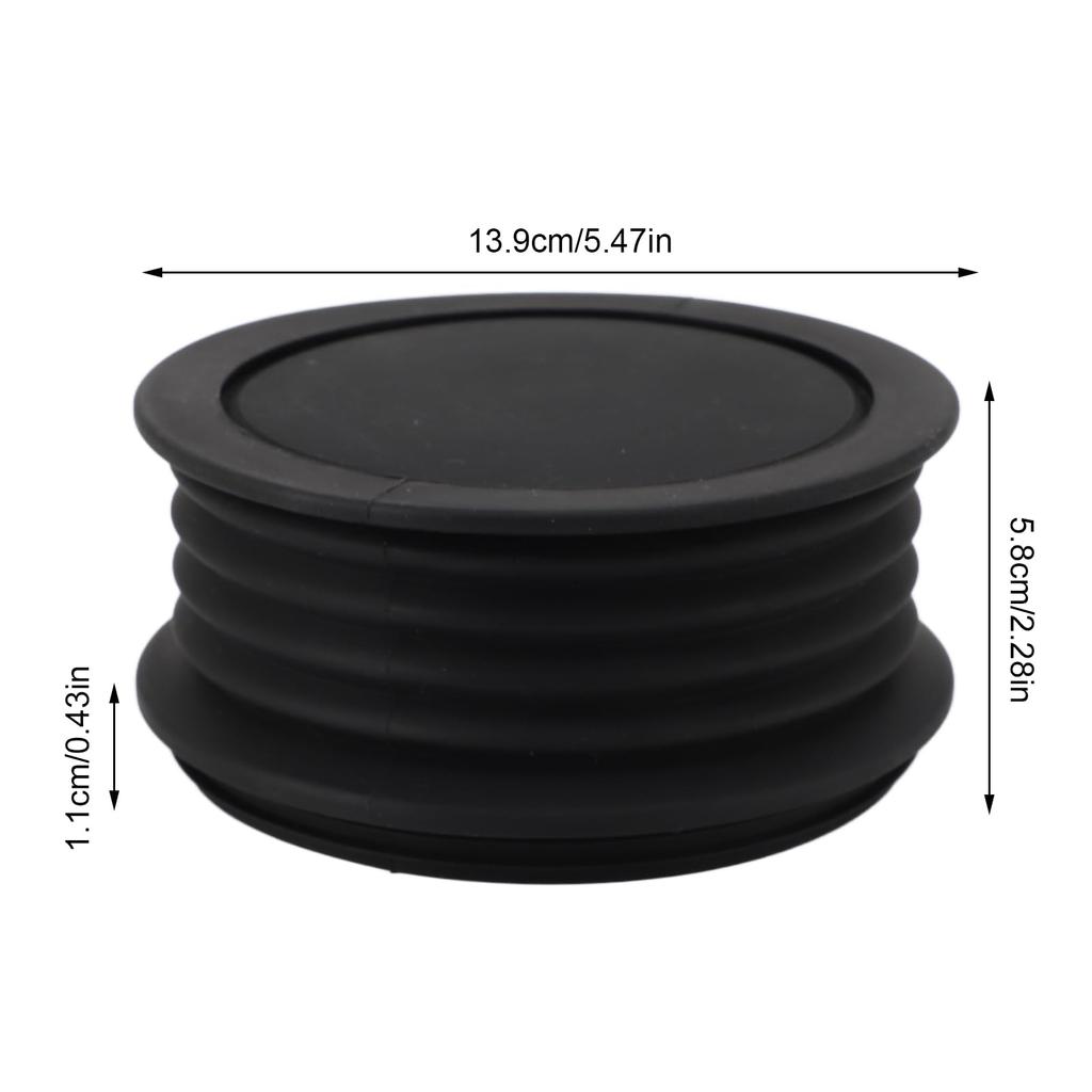 Cryfokt Grinder Blowing Bean Bin, Food-Grade Silicone Coffee Grinder Blowing Tool, Coffee Grounds Removal Tool, Universal Coffee Grinder Cleaning