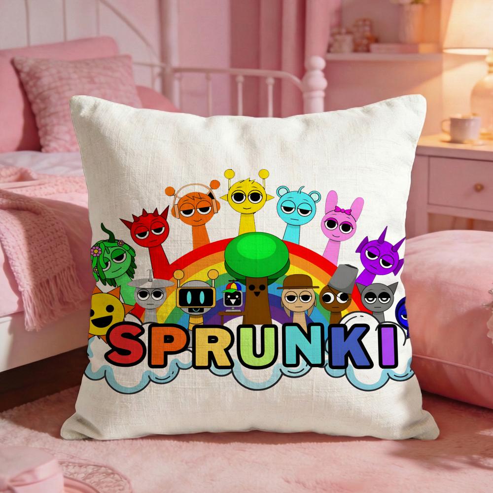SSprunkis Classic Game Cushion Cover Premium Comfort Reversible Pillow Cove Two In One Design For Any Room Car Interior