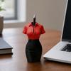 Подставка для ручек в виде бюста женщины-офисного работника, 3D-печатный настольный органайзер, Креативный декор в виде цветочной вазы для офиса и дома, Подарок для женщин