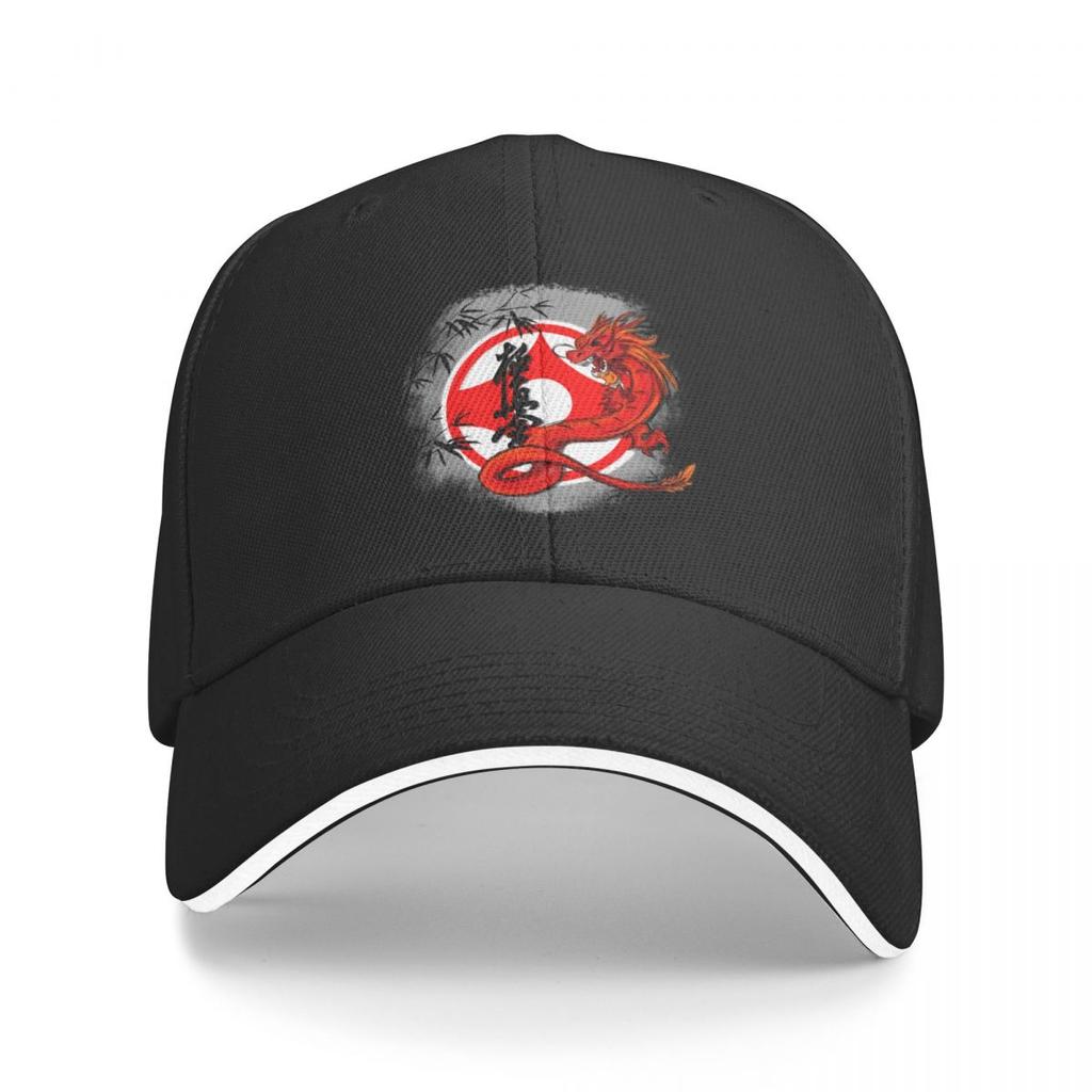 Classic Karate Kyokushin Dragon Kanku Baseball Cap Unisex Trucker Hat Outdoor Running Golf Gift Hats Cap