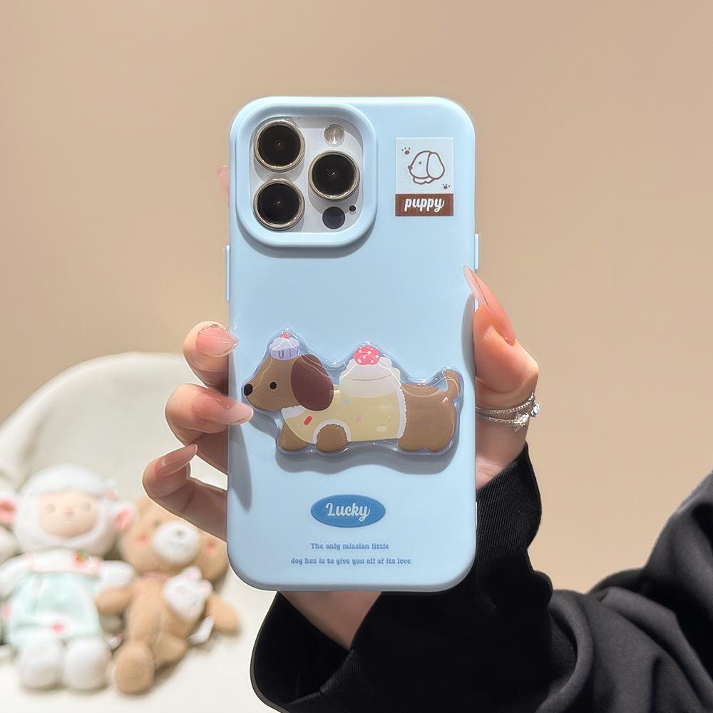 Мягкий чехол в корейском стиле для iPhone 13/14/15/16/17 Promax - Ударопрочный