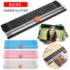 A4/A5 Paper Photo Cutter Paper Cutting Guillotine with Pull-out Ruler Trimmers Scrapbook Cutting Mat Machine For Home Office