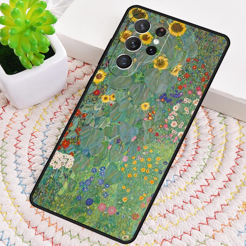 Поцелуй Густава Климта Силиконовый чехол для телефона Samsung Galaxy note 10 pro S26 S25 S24 S23 S22 S21 Plus S25Ultra Capa Cover