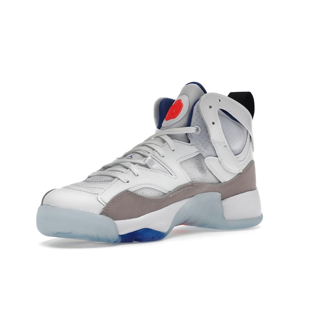 Paris Saint-Germain x Air Jordan Jumpman Two Trey Paname Мужские Кроссовки Белый Пемза Ярко-Малиновый DX6551-104
