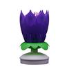 Birthday Candle - Lotus - Rotating Music - Purple - Party Decoration - Child