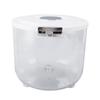 Rice Bin Large Capacity Transparent Sealed Rice Storage Container Bucket Rice Dispenser for Rice