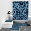 Зебра Узор Цифровая Печать Душевая Занавеска Ванная Комната Покрытие Водонепроницаемый Декор Для Ванной Комнаты