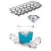 Лоток для льда ромбовидной формы с 18 отделениями Практический ледяной ящик с крышкой