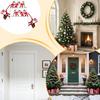 Christmas Decorative Door Corner Sign  Decor Christmas Door Frame Decor Snowman Reindeer Frame Sign Wooden Pendant Decor