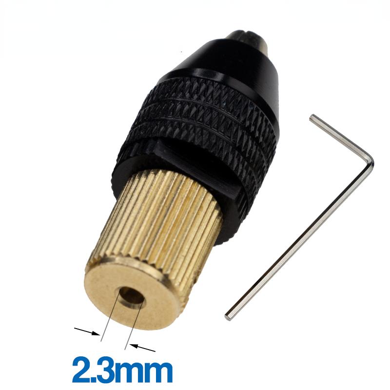 Мини-сверлильный патрон, картридж с оправкой, гравер, цанговый патрон, зажим для вала электродвигателя, зажим для быстрой смены патрона 0,5-3,2 мм