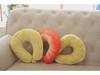 Cartoon Fruit & Pepper U-Shaped Neck Pillow: Big Shrimp Toy Travel Pillow for Naps