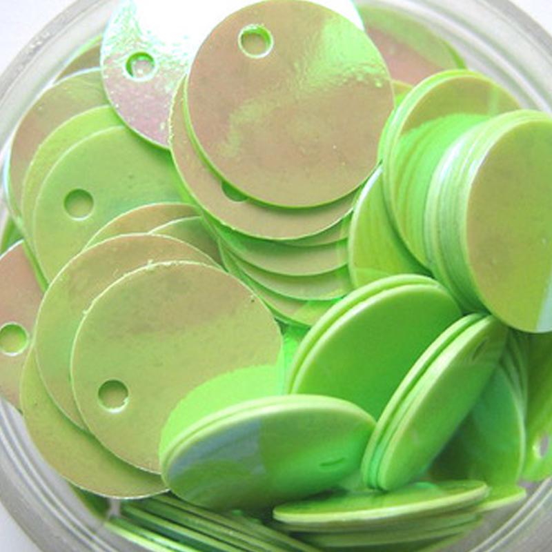 Круглые свободные 16 мм синие блестящие пайетки для шитья, аксессуары для рукоделия с блестками