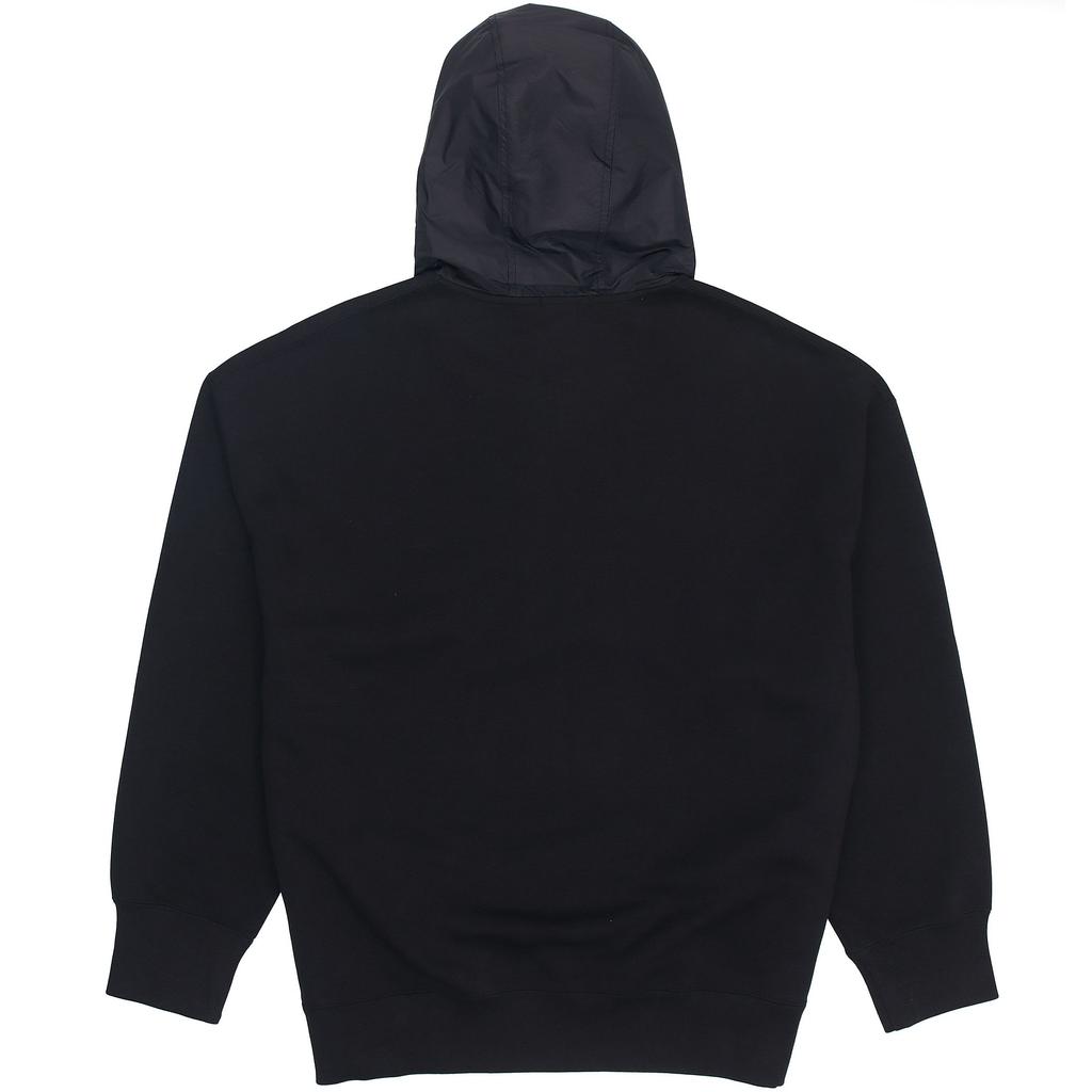 Uniqlo Свитшот мужской Jil Sander, однотонный, с кулиской, с полумолнией, с длинным рукавом, минималистичный, черный 445156-09