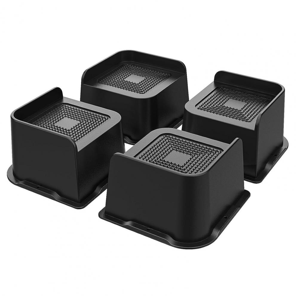 Подставки для стола Подставки для кровати Сверхпрочные подставки для мебельной кровати Набор 4 шт. Поддержки подъема на 2/3/4 дюйма для стула, дивана, кушетки, стола До для кровати