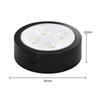 13 RGB Colors Black Shell Led Puck Light Wireless Battery Powered Indoor Decoration Cabinet Lamp for Party,Holiday,Wedding
