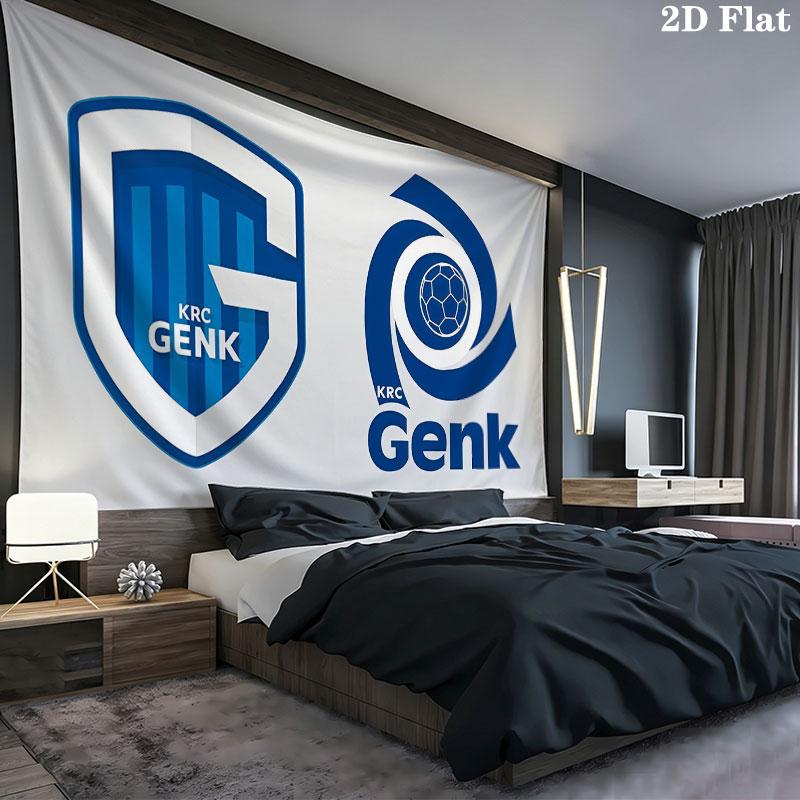 Koninklijke Racing Club Genk Wall tapestry, aesthetic printed fabric blanket, suitable for bedroom, living room, and home decor.