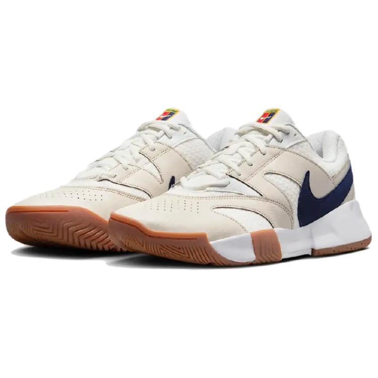 Nike Court Lite 4 Дышащие Кроссовки для Тенниса с Низким Верхом Мужские Белые Кроссовки FD6574-102