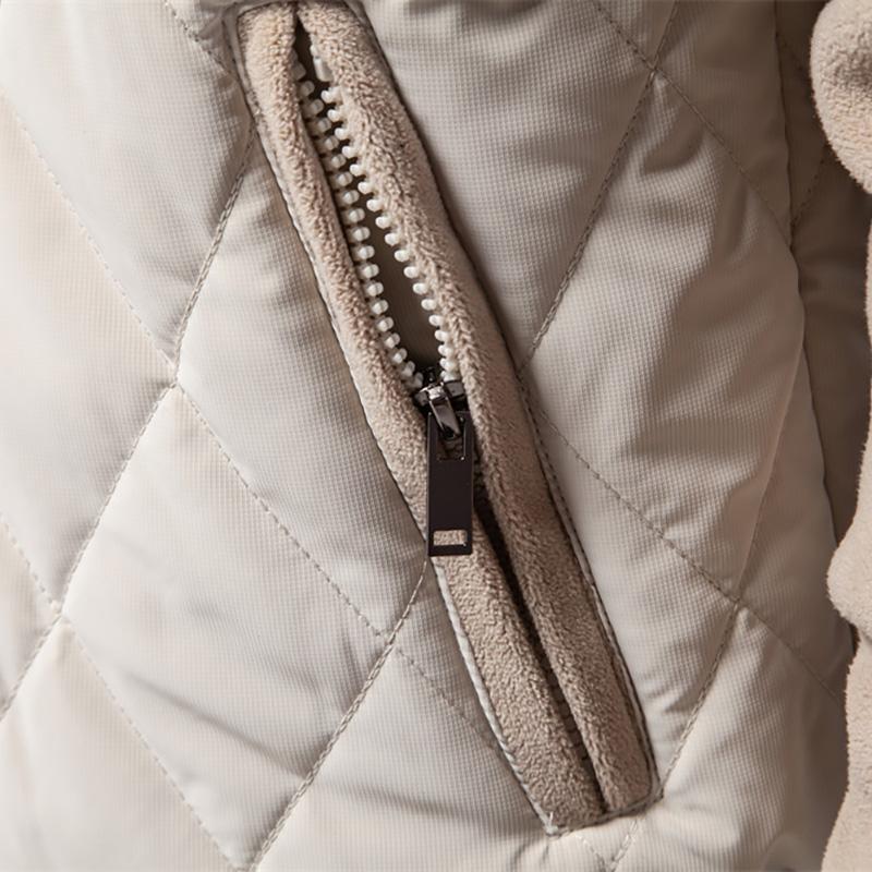 Callaway Вышитая осенняя новая коллекция с бархатом и утолщенной хлопковой курткой Повседневная куртка Вышитая куртка с вышитыми плечами и рукавами