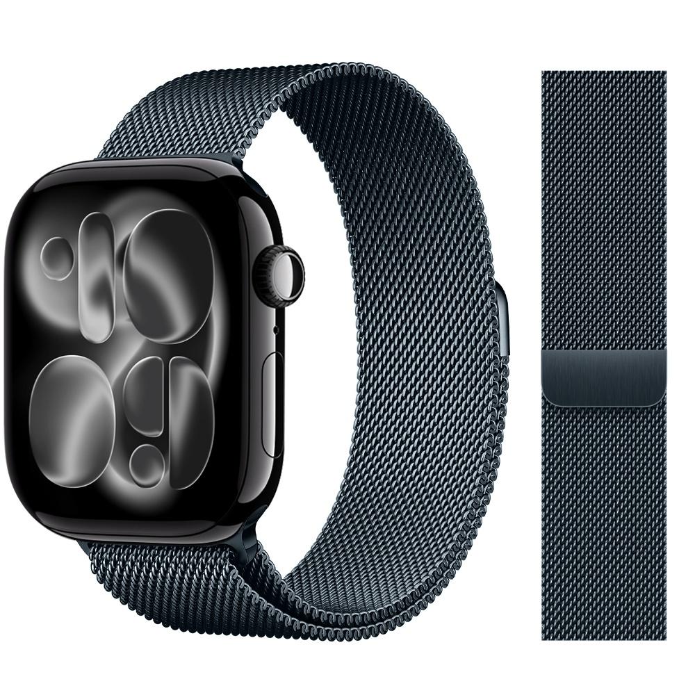 Миланская петля для ремешков Apple Watch 44 мм 46 мм 40 мм 45 мм 41 мм 42 мм браслеты iWatch серия 10 11 se 7 8 9 ultra 2 3