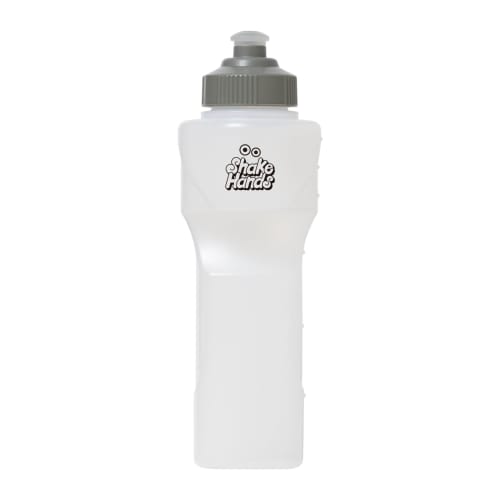 WellBe Running Bottle Shake Hands (Increased Capacity and Fit) Gray