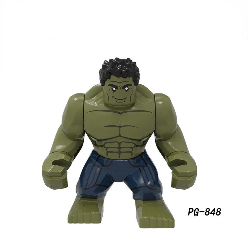 Action Figure: Marvel Mini Block Figurine Superhero Series Iron Man Spider Man Combination Block Children's Puzzle Toy Gift