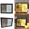 Forever in Heart Pet Remembrances Wood Photo Frame Holds 4x6Inch Photo Holder for Loving Memory of Pet Memorial Gift