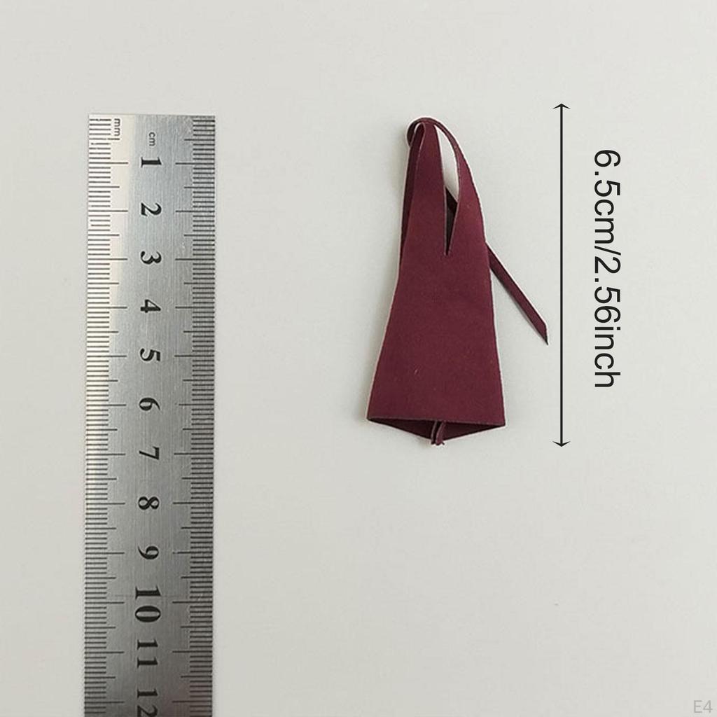 1/12 Dress Neck Tie Mini Short Sleeveless for 6'' Female Action Figures