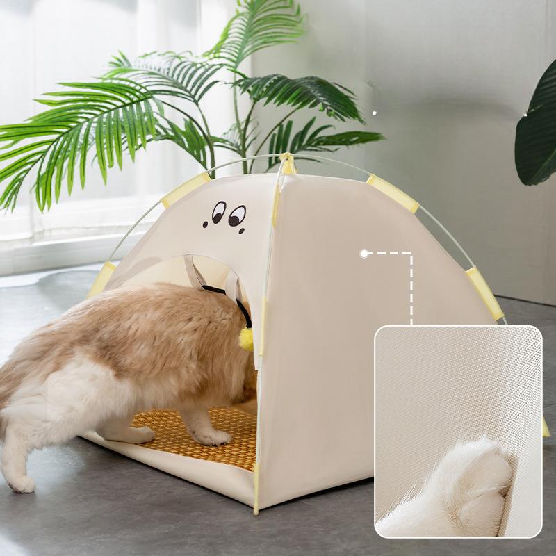 Summer Cool Pet Tent Cat Villa Cat House Cat House Dog Universal Foldable Dog House Pet Supplies