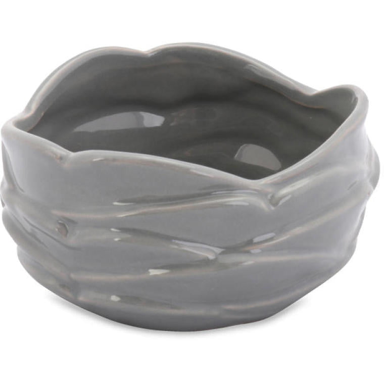 Coral Decorative Bowl in Gray