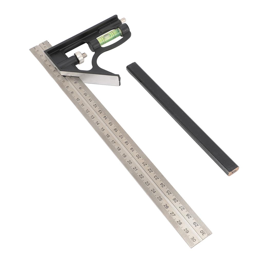 Комбинированный угольник 12 дюймов комбинированный угольник плотницкий угольник столярный измерительный инструмент линейка обрамление квадрат