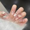 Live Shot Handmade Teddy Bear French Nail Art Wearable Removable Patches