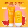 Dot & Key Солнцезащитный крем Super Bright с витаминами C+E SPF 50 PA+++ - 50 г и Dot & Key Гель для умывания Super Bright с витаминами C+E | Для нормальной кожи | Уход за кожей