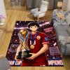 1pc Football Champion Celebration Rug, Office Carpet Indoor Outdoor Entrance Doormat, Non-Slip Soft And Comfortable, Living Room. Q714026