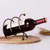 Creative Metal Wine Rack Vintage Wine Bottle Storage And Glass Holder Bar Home Decoration Display Stand