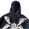 Унисекс Американские толстовки Y2K Vintage Hoodie Gothic Pattern Hoodie Winter Womens Mens Hip Hop Long Sleeve Coats Loose Hooded Sweatshirt