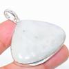 Rainbow Moonstone Gemstone 925 Sterling Silver Gift Jewelry Pendant 1.81"