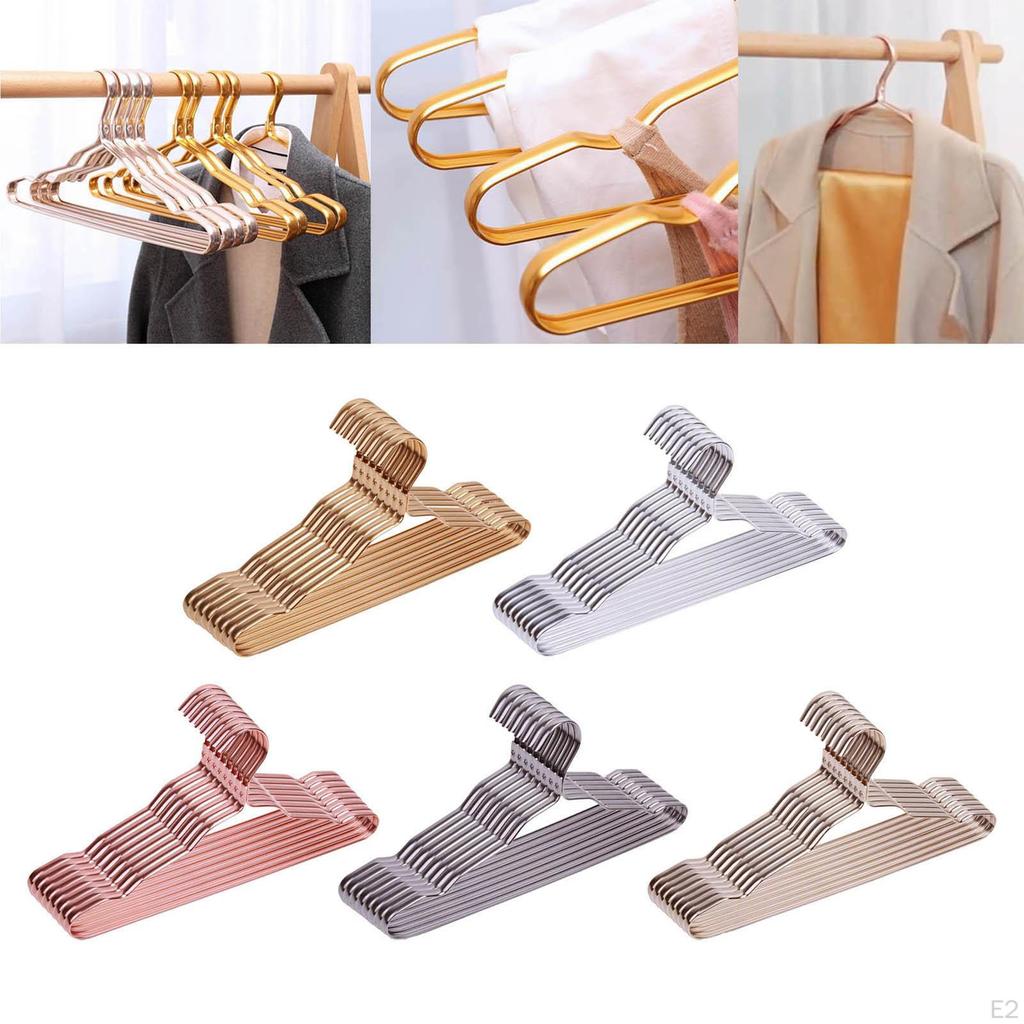10 шт. Алюминиевый сплав Вешалки для одежды Органайзер для шкафа Сушилка для белья Дом