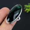 Green Tourmaline Gemstone 925 Sterling Silver Gift Jewelry Ring Size 8