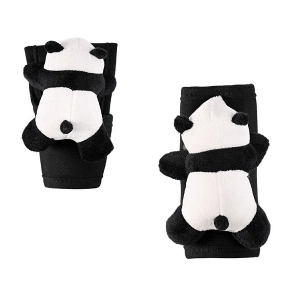 Чехол для автомобиля, чехол для переключения передач, кукла-панда, чехол для зеркала заднего вида, автомобильный Стайлинг