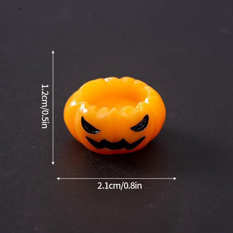 Хэллоуин Череп Орнамент Мумия Призрак Страшный Настольный Декор Хэллоуин Полимерные Миниатюры День Мертвых Детский Подарок Микро Ландшафт