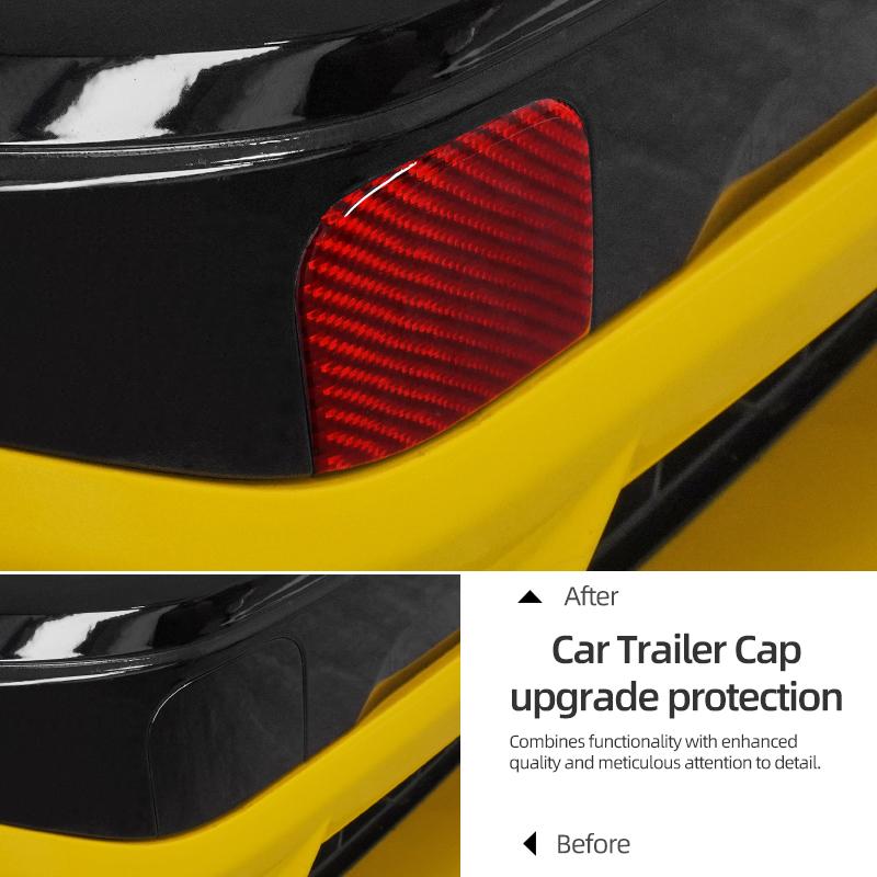 Для Ford Mustang GT 2025 2025 Углеродное волокно Накладка на фаркоп Наклейки-облицовки Декоративные элементы Тюнинг Аксессуары для кузова автомобиля