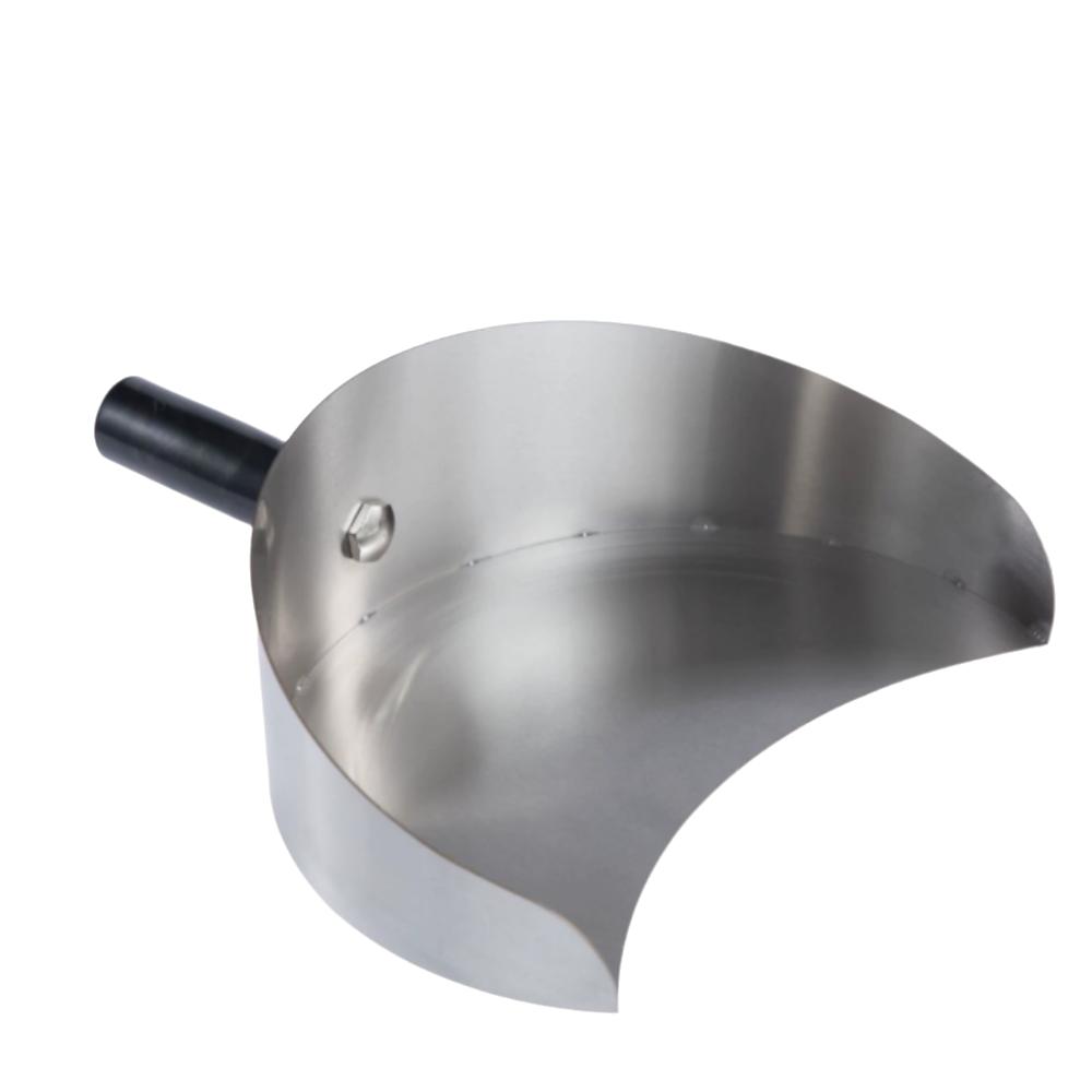 Ergonomic Handle Stainless Steel Meat Catcher Silver Shawarma Drip Tray For Shawarma