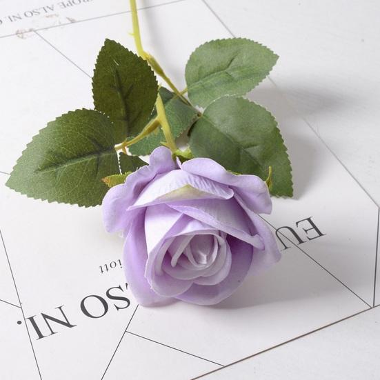 Искусственная ветка розы со стеблем для дома, свадьбы, вечеринки, искусственный цветок, цветочная композиция, украшение для сада на открытом воздухе, реквизит для фотосессии